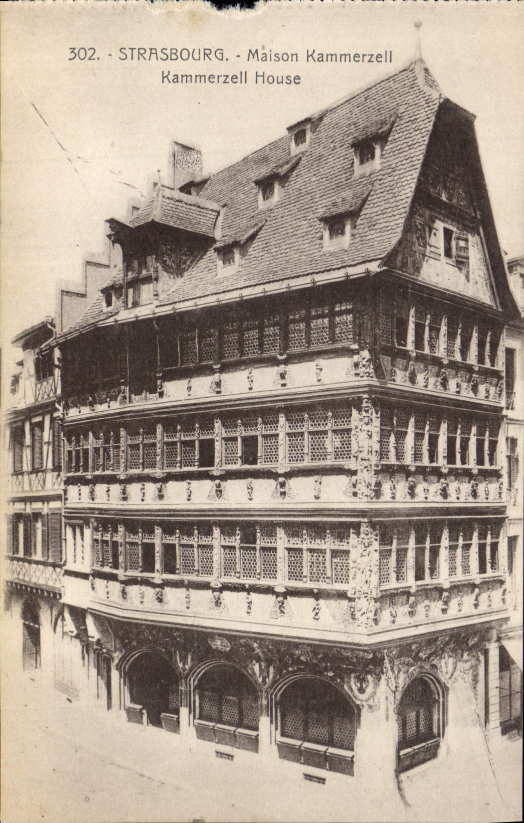 CPA Strasbourg Maison Kammerzell 