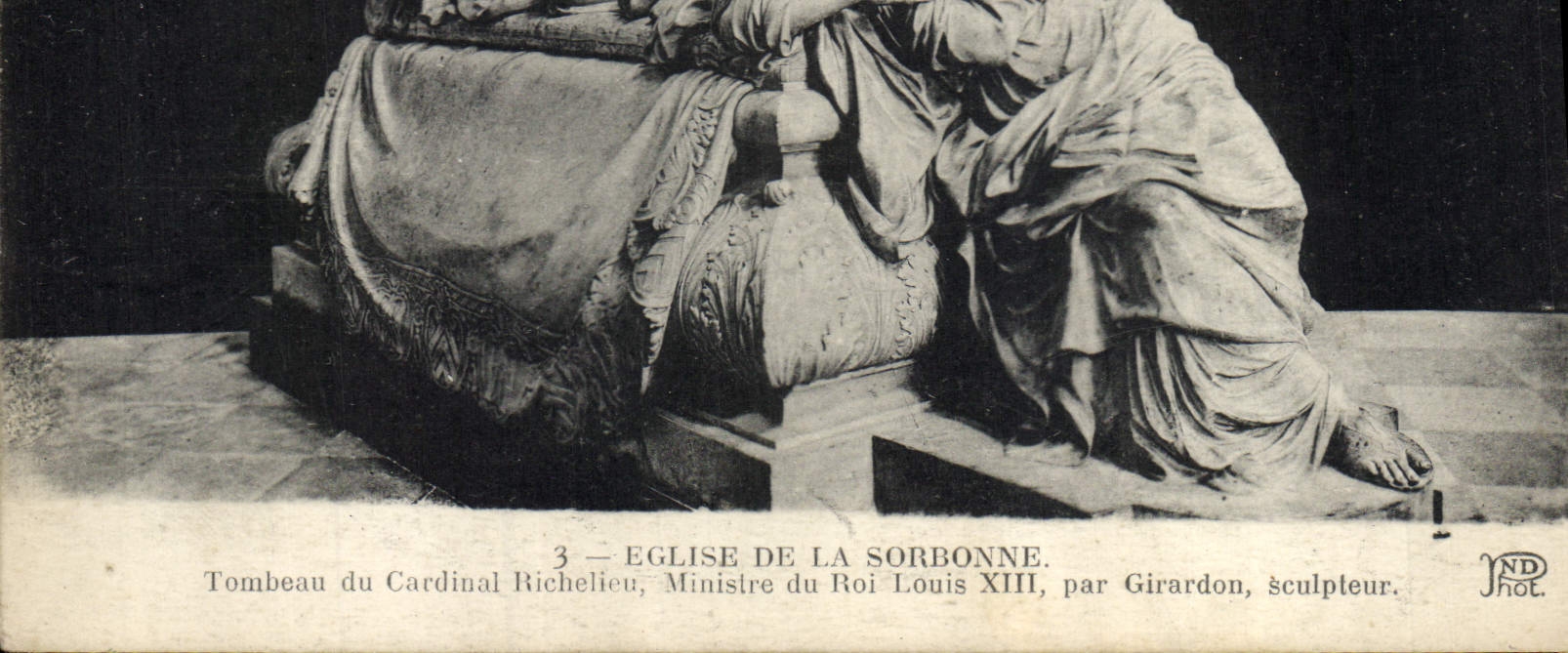 CPA Paris Eglise de la Sorbonne Tombeau du Cardinal Richelieu Ministre du Roi Louis XVIII par Girard