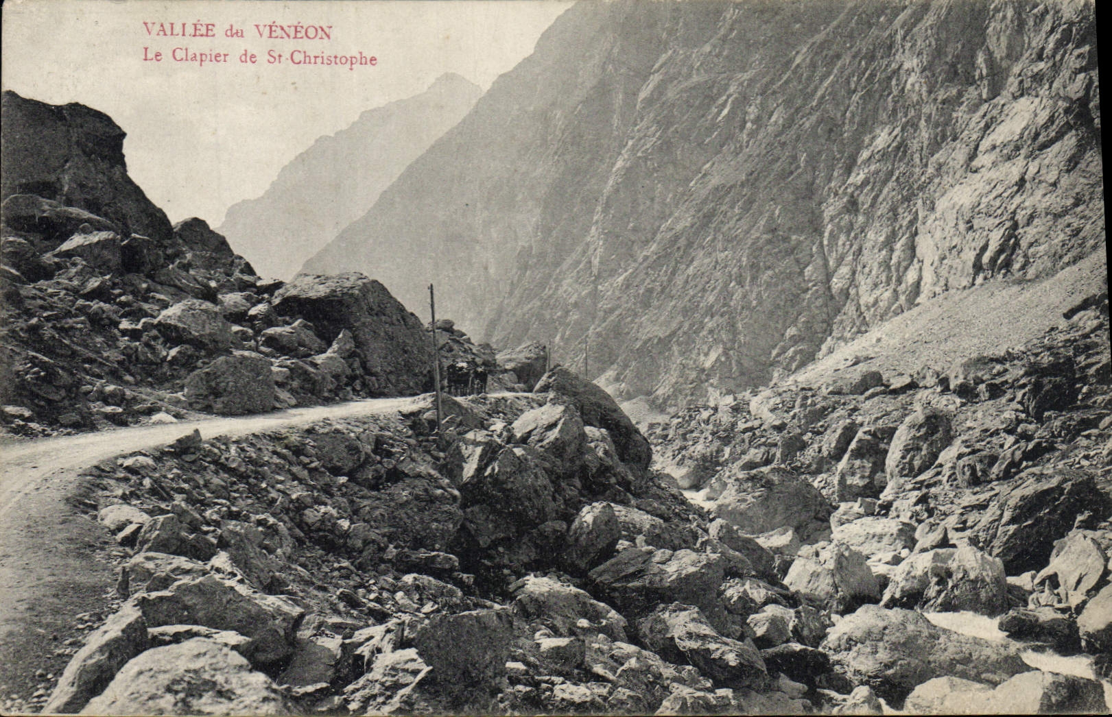 CPA Vallee du Veneon Le Clapier de St Christophe 