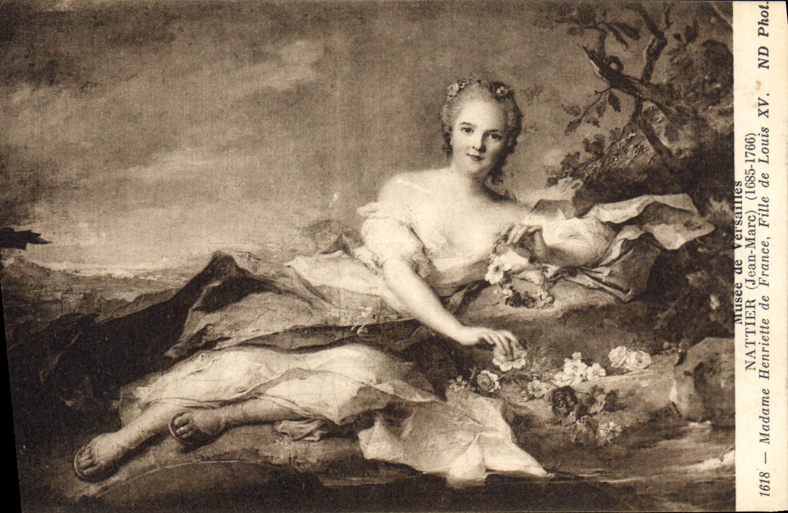 CPA Musee de Versailles Nattier Jean Marc 1685 1766 Madame Henriette de France 