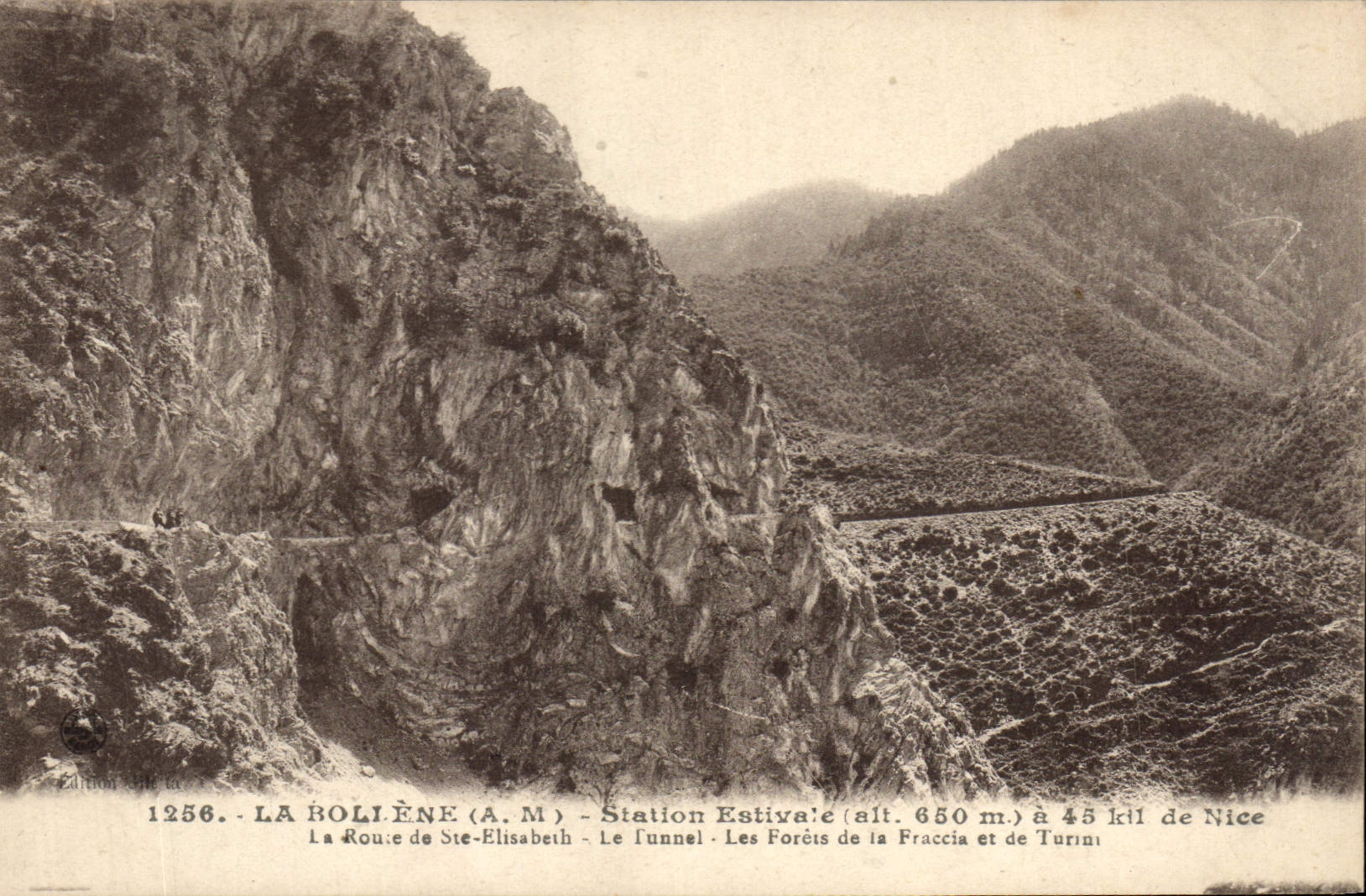 CPA La Bollene Station Estivale a 45 kil de Nice