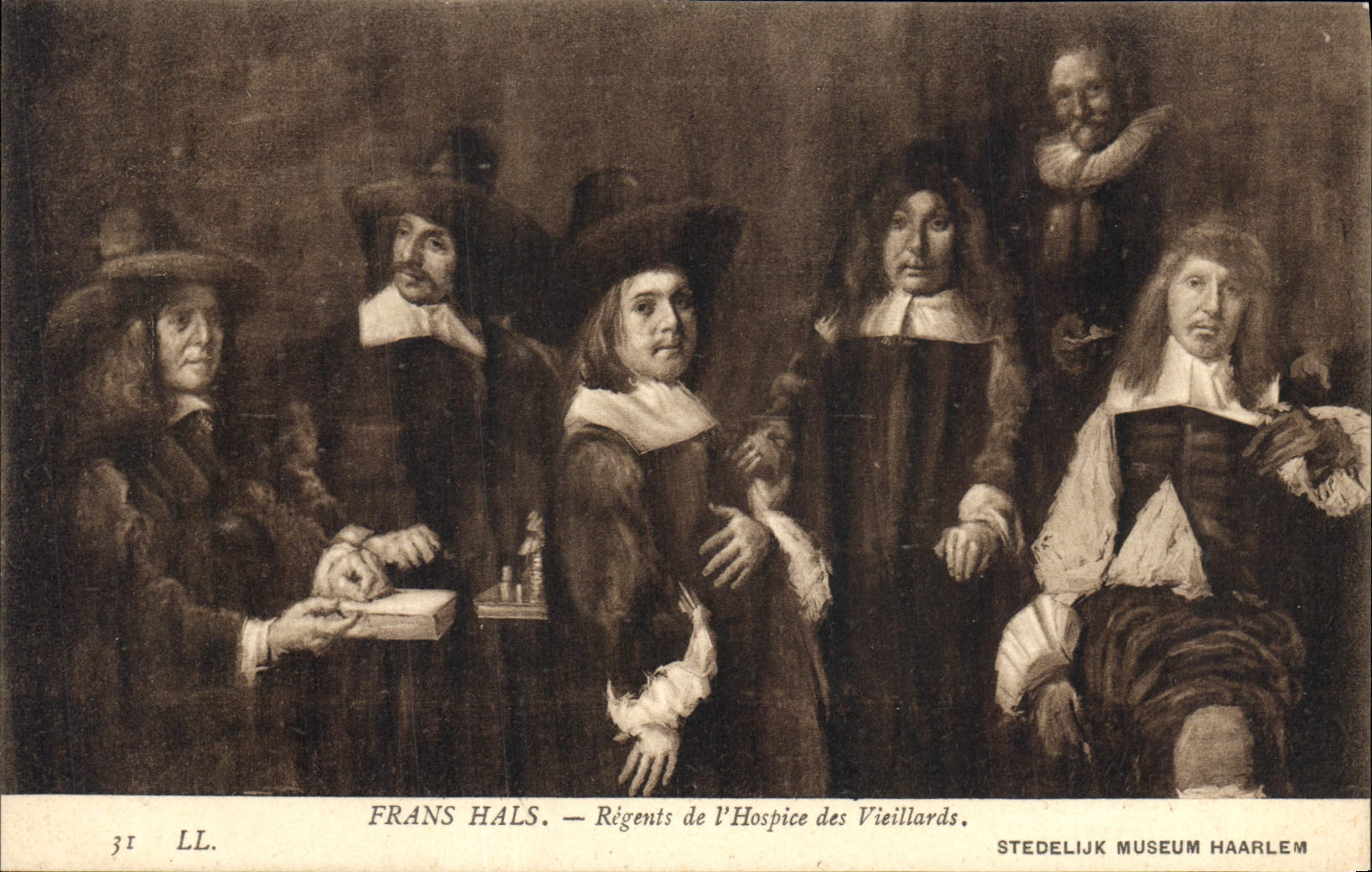 CPA Frans Hals Regents de l'Hospice des Vieillards 