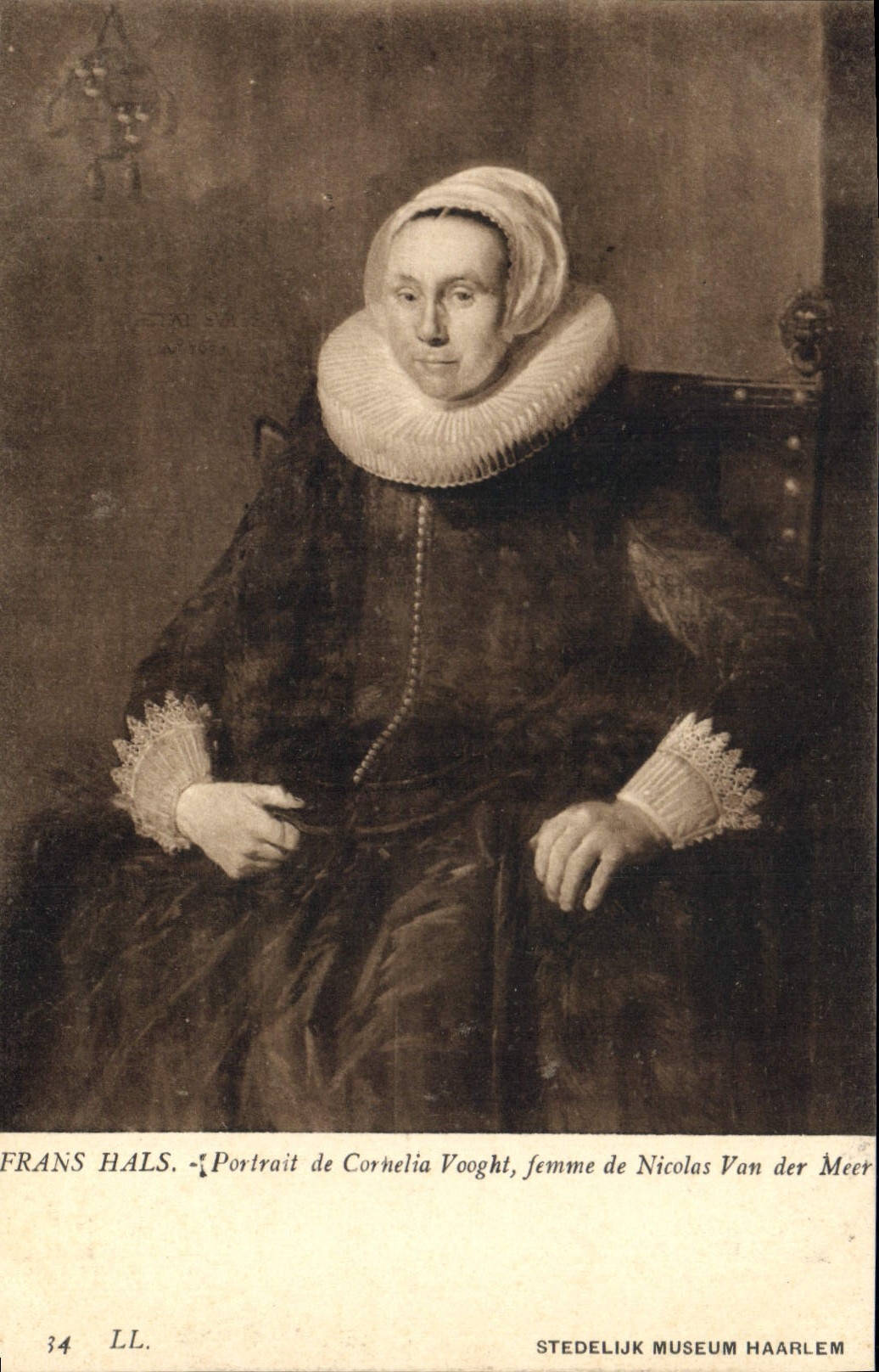 CPA Frans Hals Portrait de Cornelia Vooght femme de Nicolas Van der Meer 
