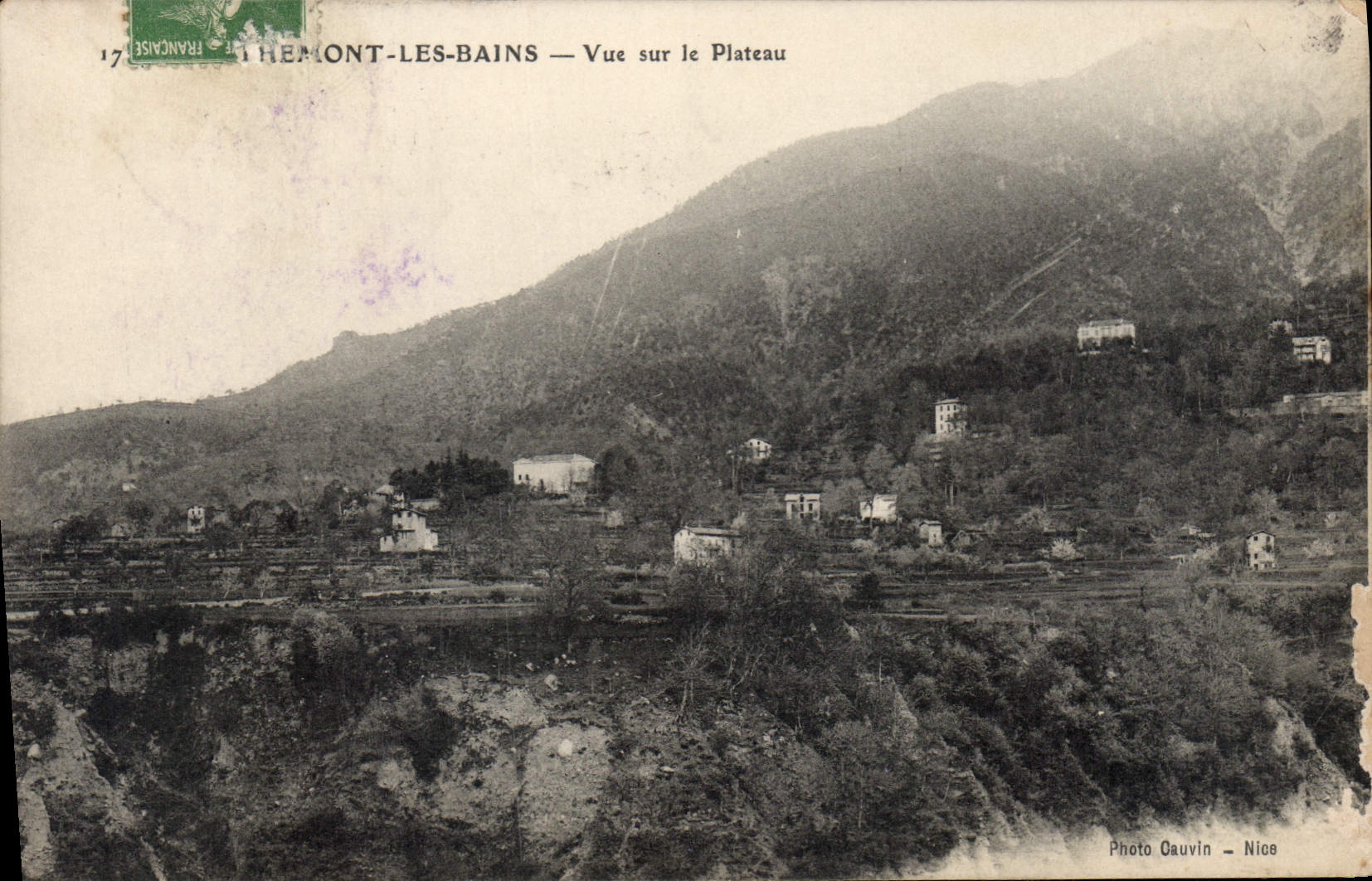 CPA Themont Les Bainse Vue sur le Plateau