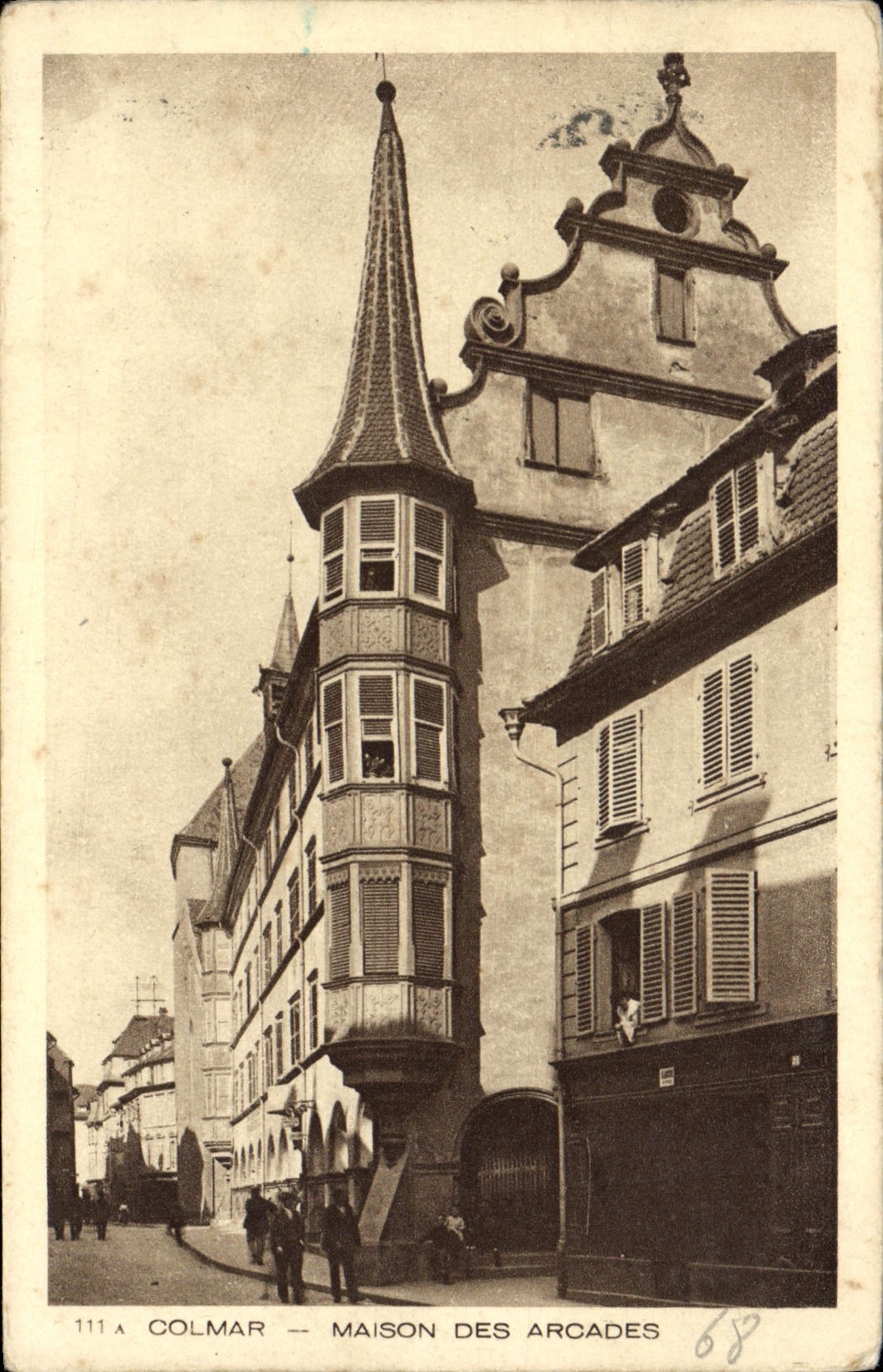 CPA Colmar Maison Des Arcades 