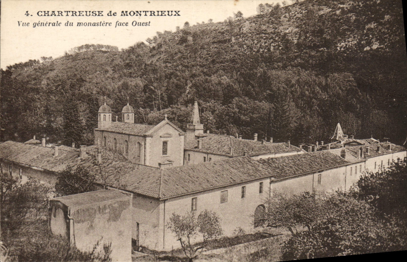 CPA Chartreuse de Montrieux Vue generale de monastere face Ouest 