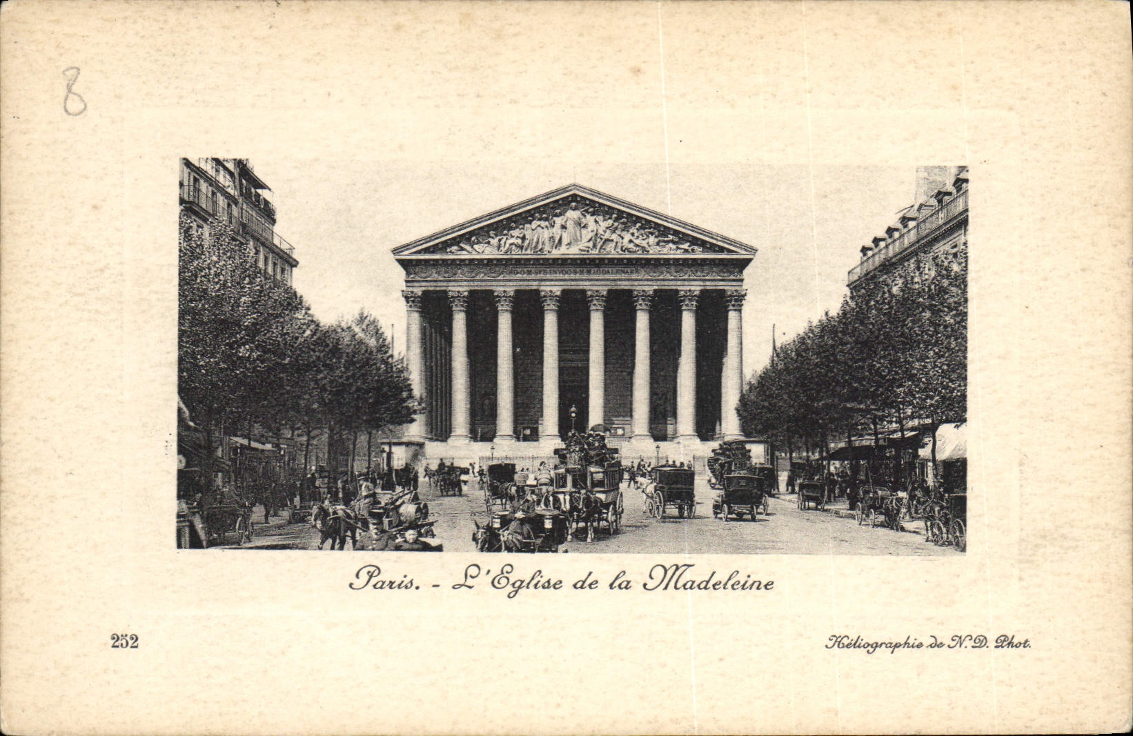 CPA Paris L'Eglise de la Madeleine 