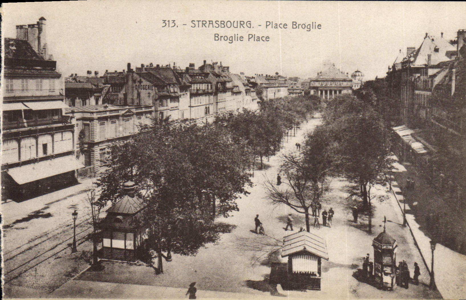 CPA Strasbourg Place Broglie Broglie Place 