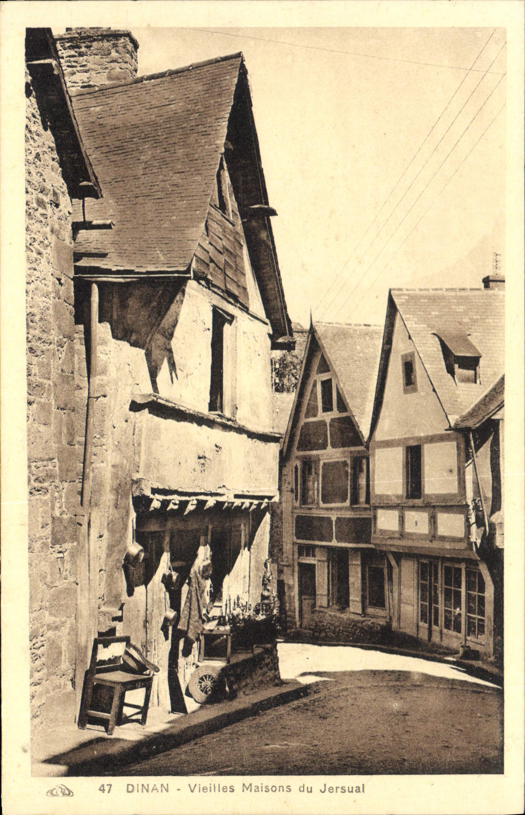 CPA Dinan Vielles Maisons du Jersual 