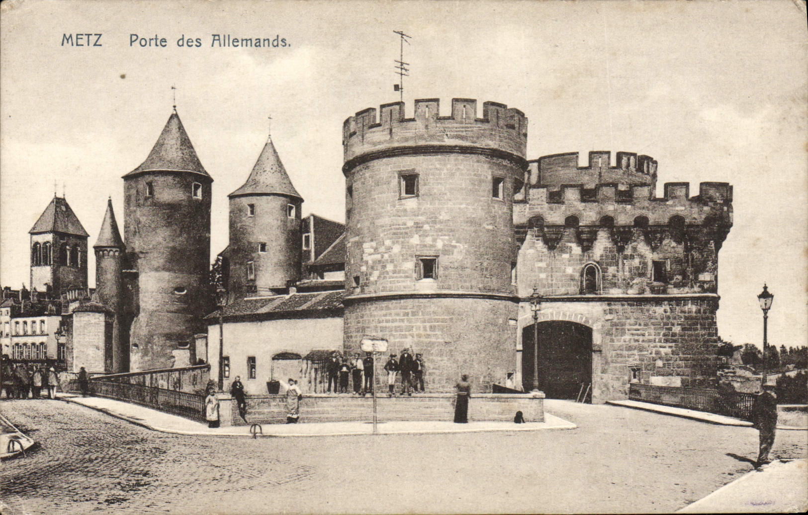 CPA Metz Porte des Allemands 