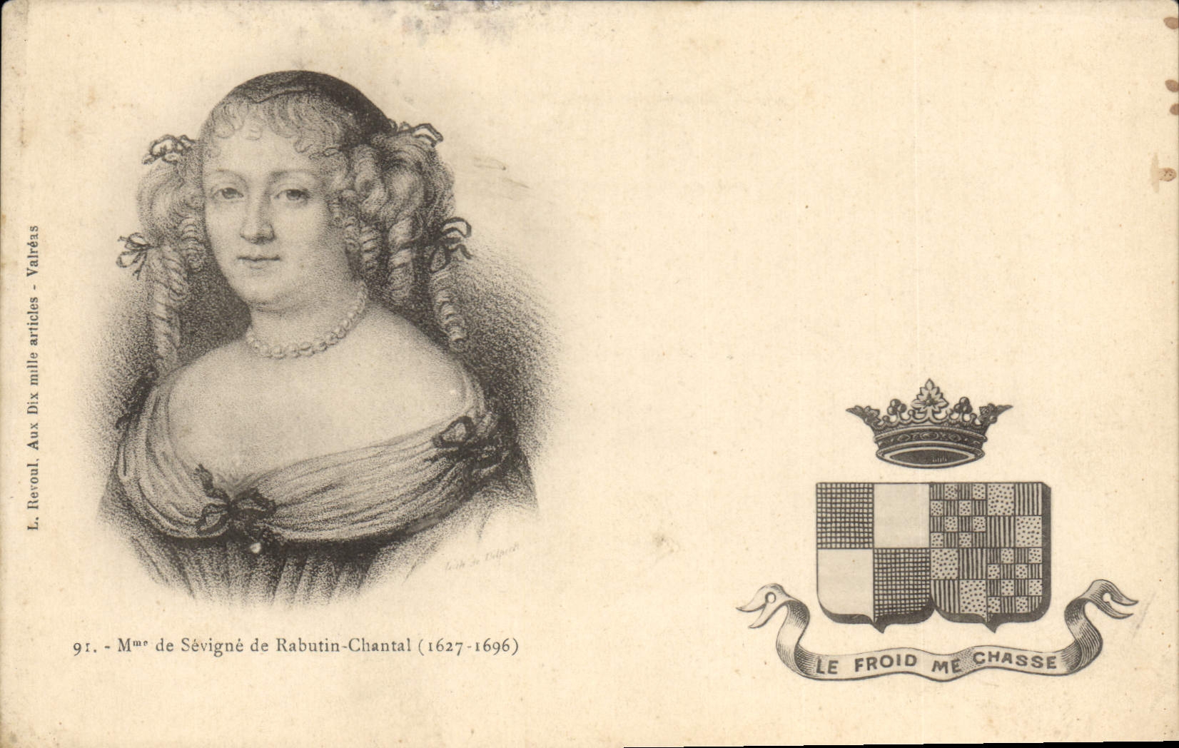 CPA Mme de Sevigne de Rabutin Chantal 1627 1696