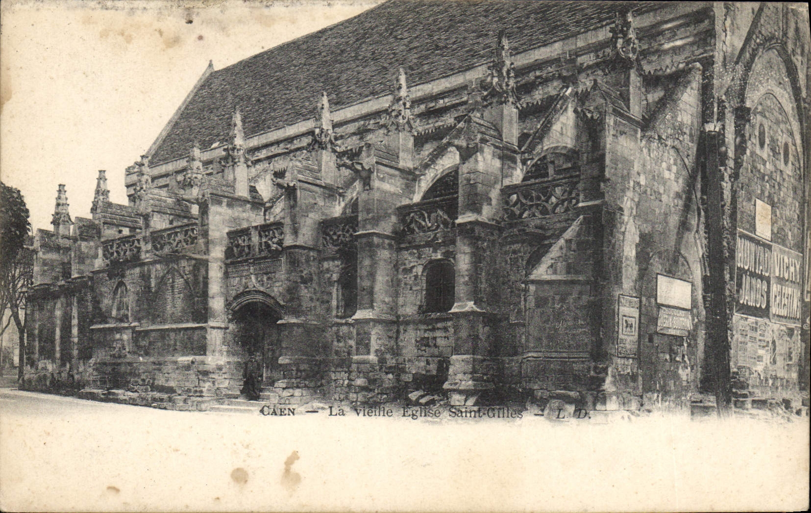CPA Caen La Vielle Eglise Saint Cilles L D 