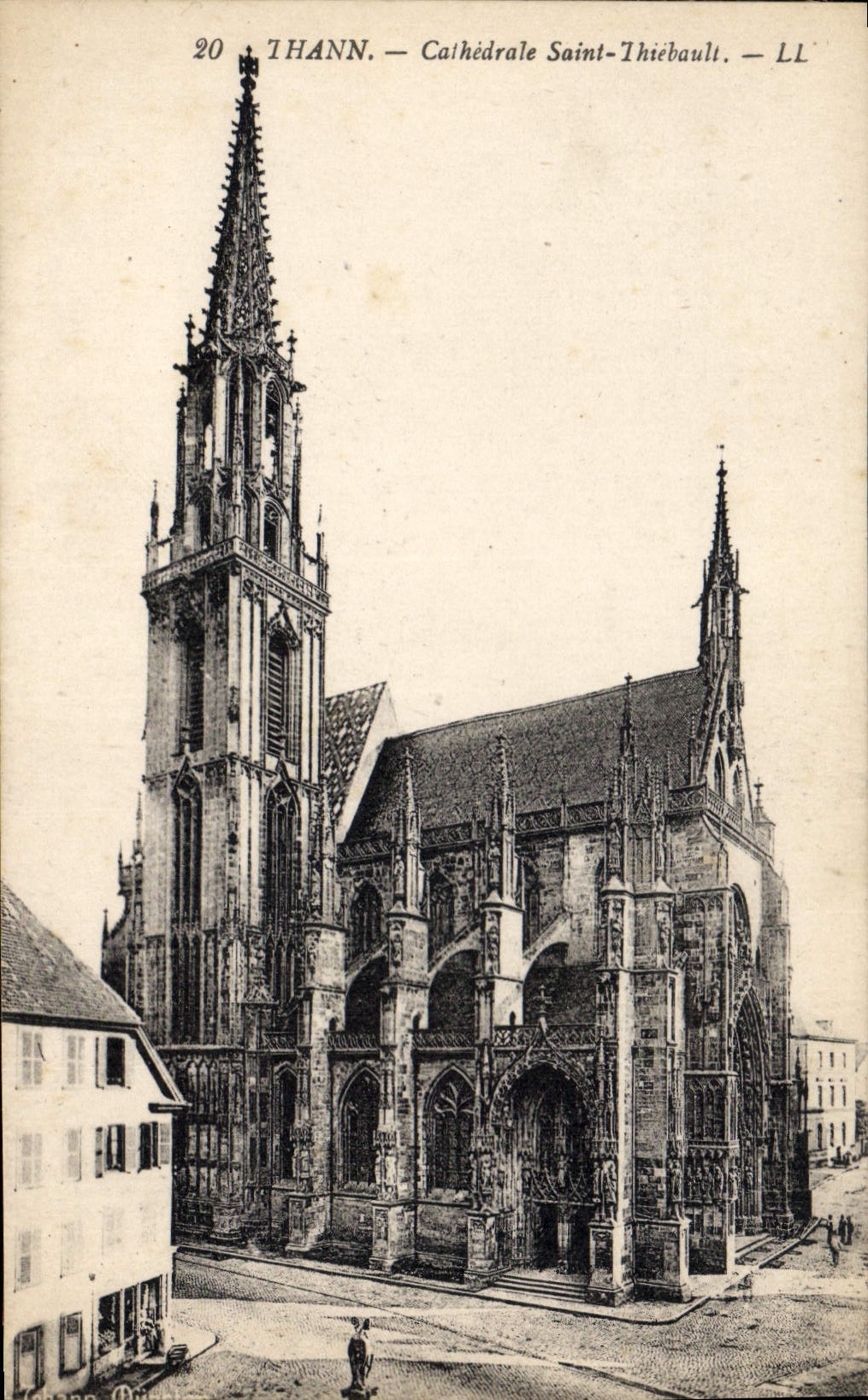 CPA Thann Cathedrale Saint Thsebault 