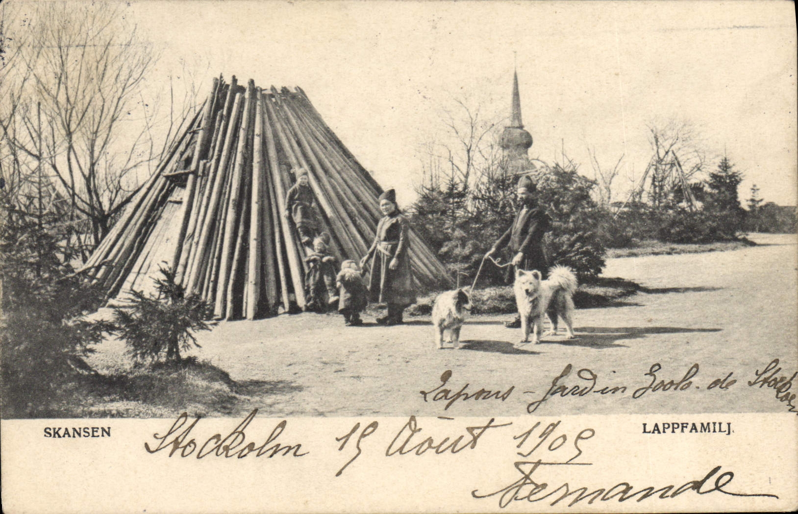 CPA Skansen Lappfamilj 
