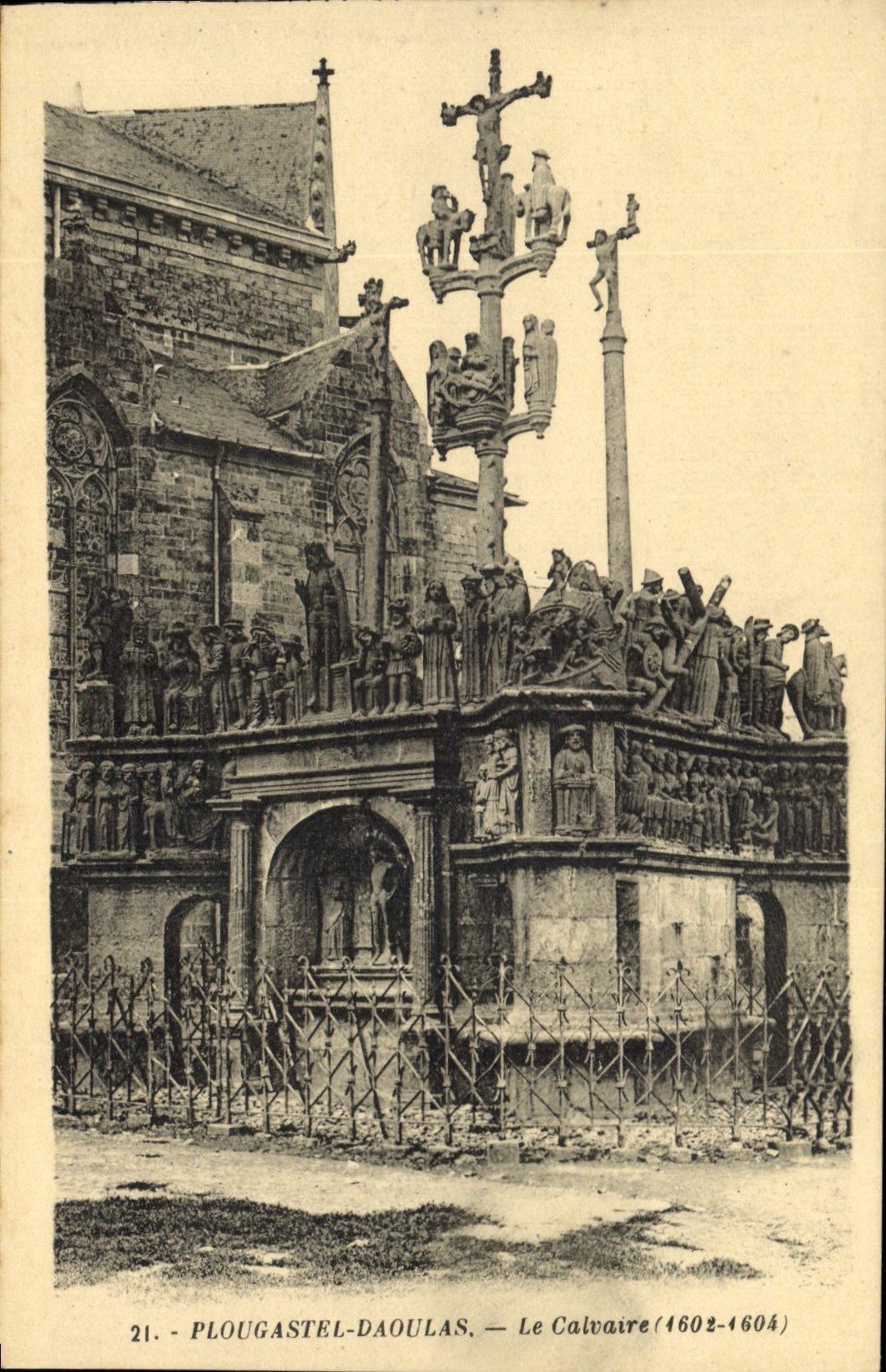 CPA Plougastel Daoulas Le Calvaire