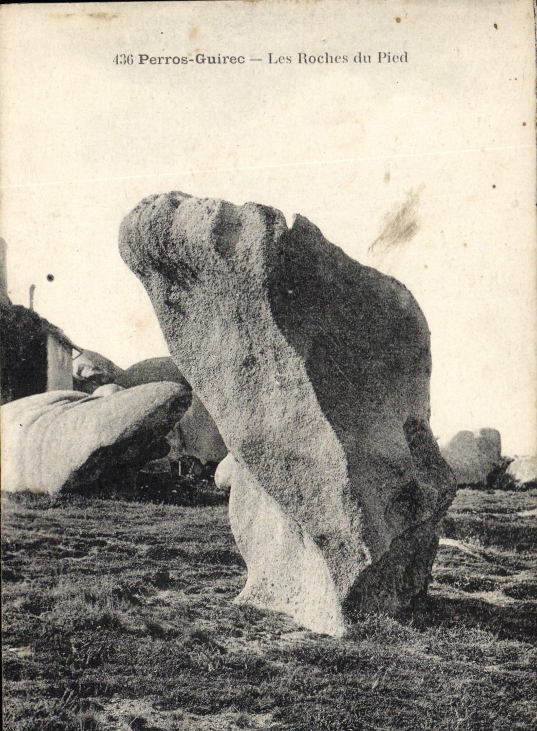 CPA Perros Guirec Les Roches du Pied