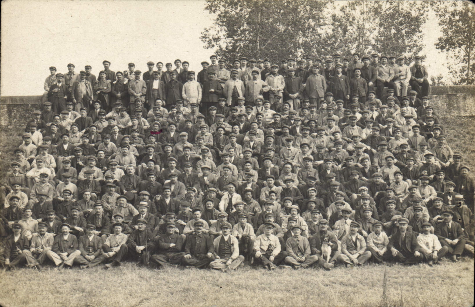 CARTE PHOTO Ouvriers