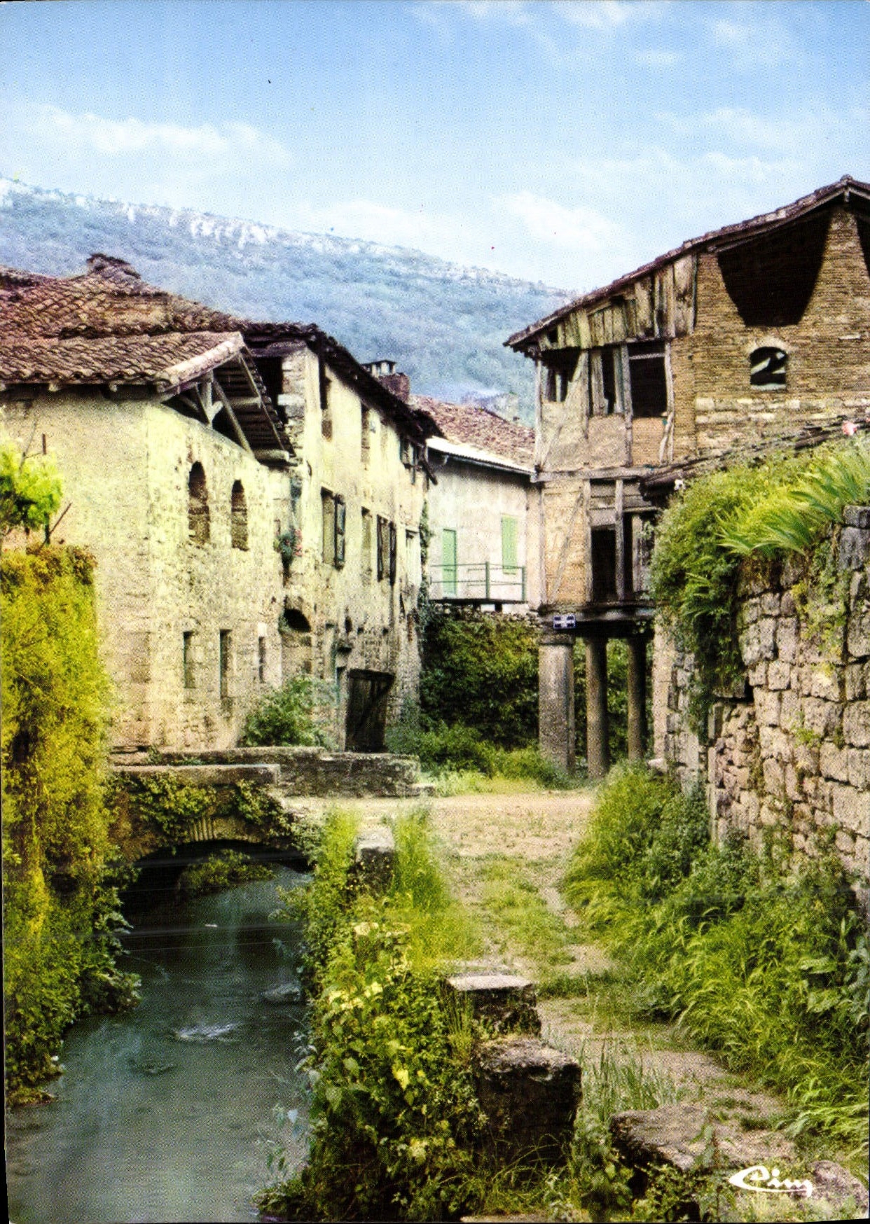 CPA Saint Antonin Noble Val Tarn et Garonne Les Vicilles Tanneries
