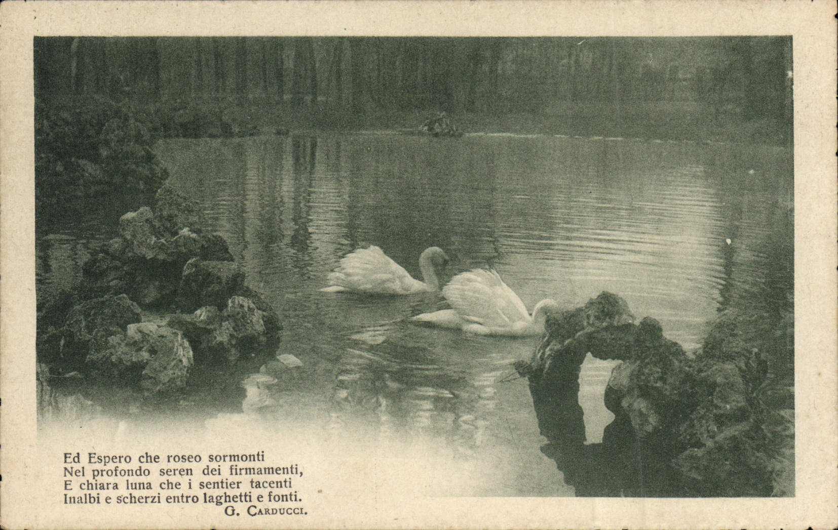 CPA Ed Espero che roseo sormonti Nel Profondo seren dei Firmamenti 