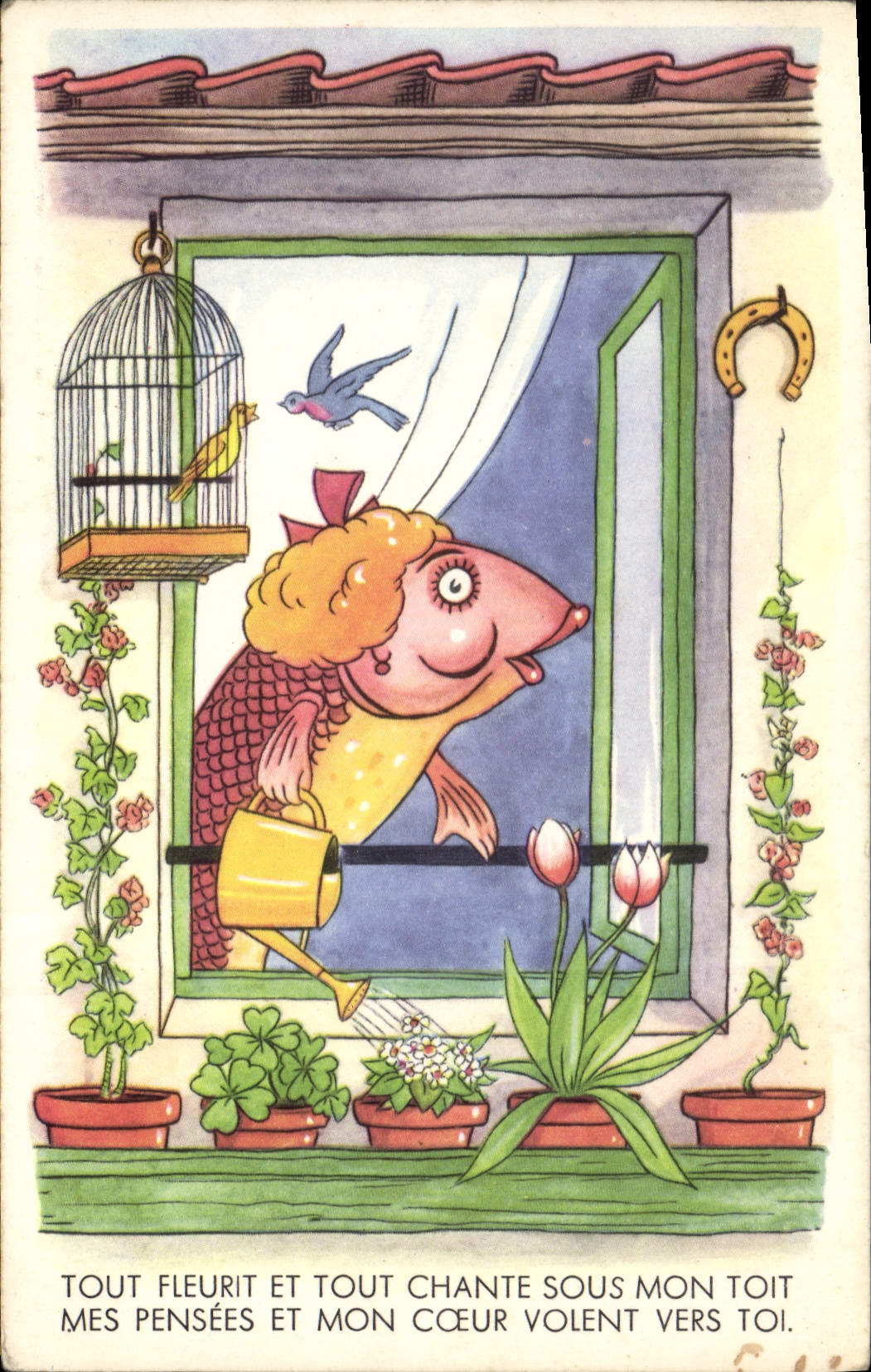 CPA Fantaisie Poisson