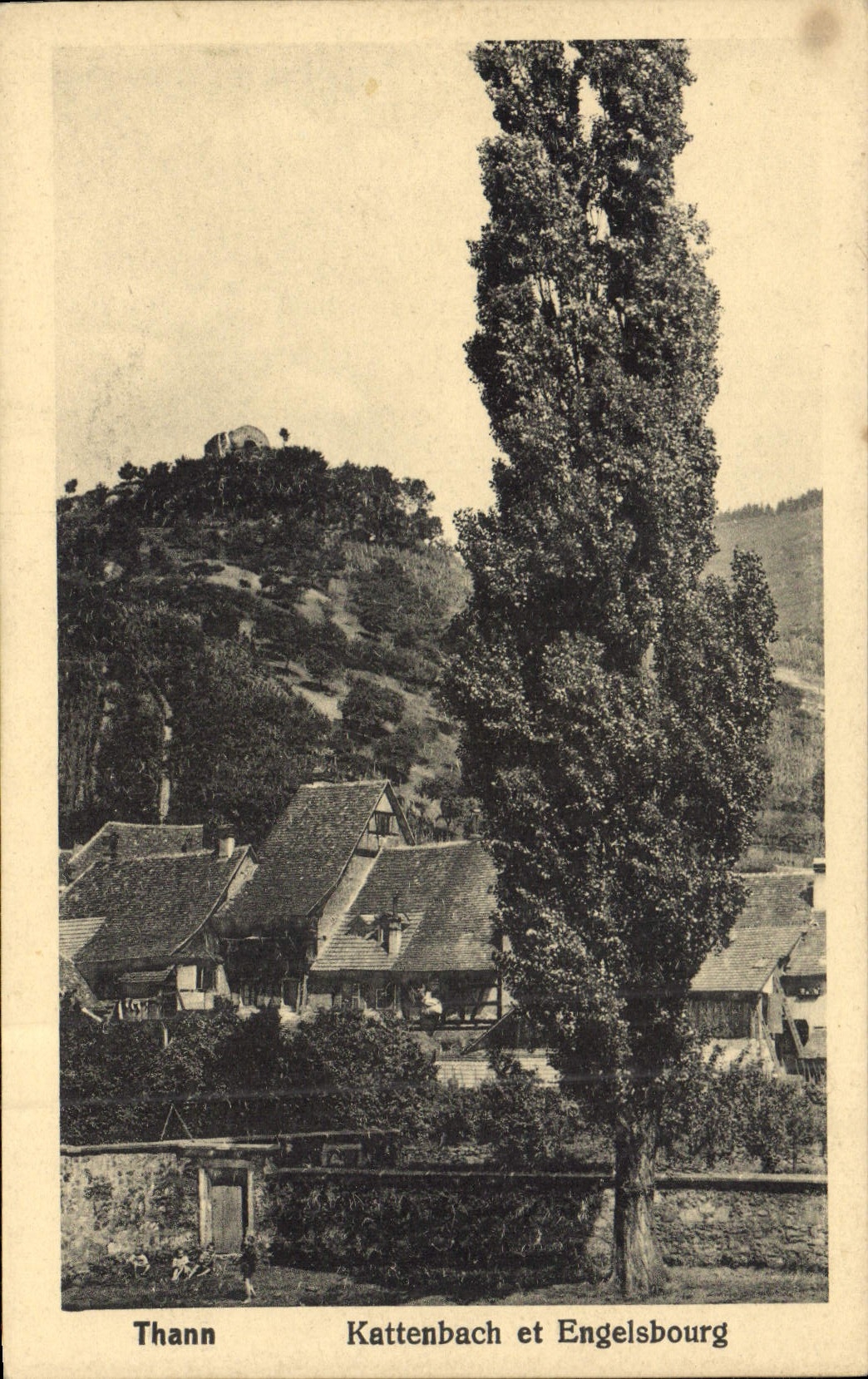 CPA Thann Kattenbach et Engelsbourg 