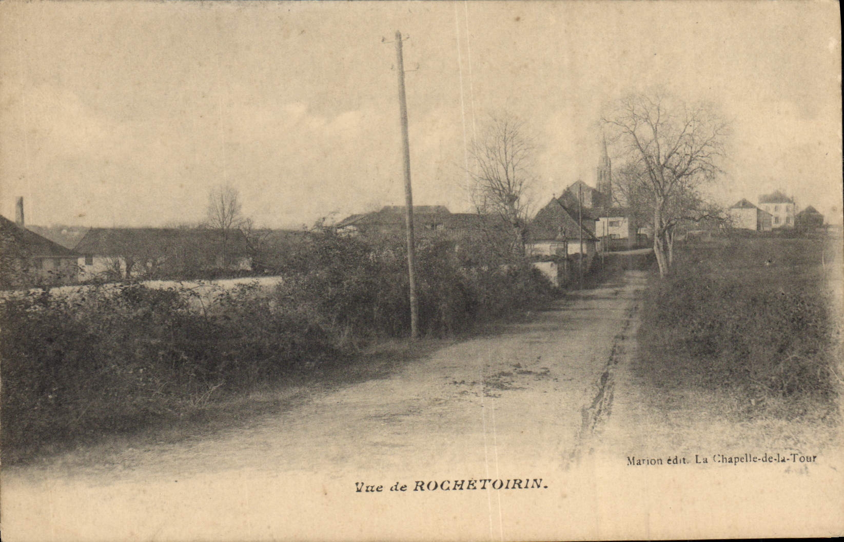 CPA Vue de Rochetoirin 