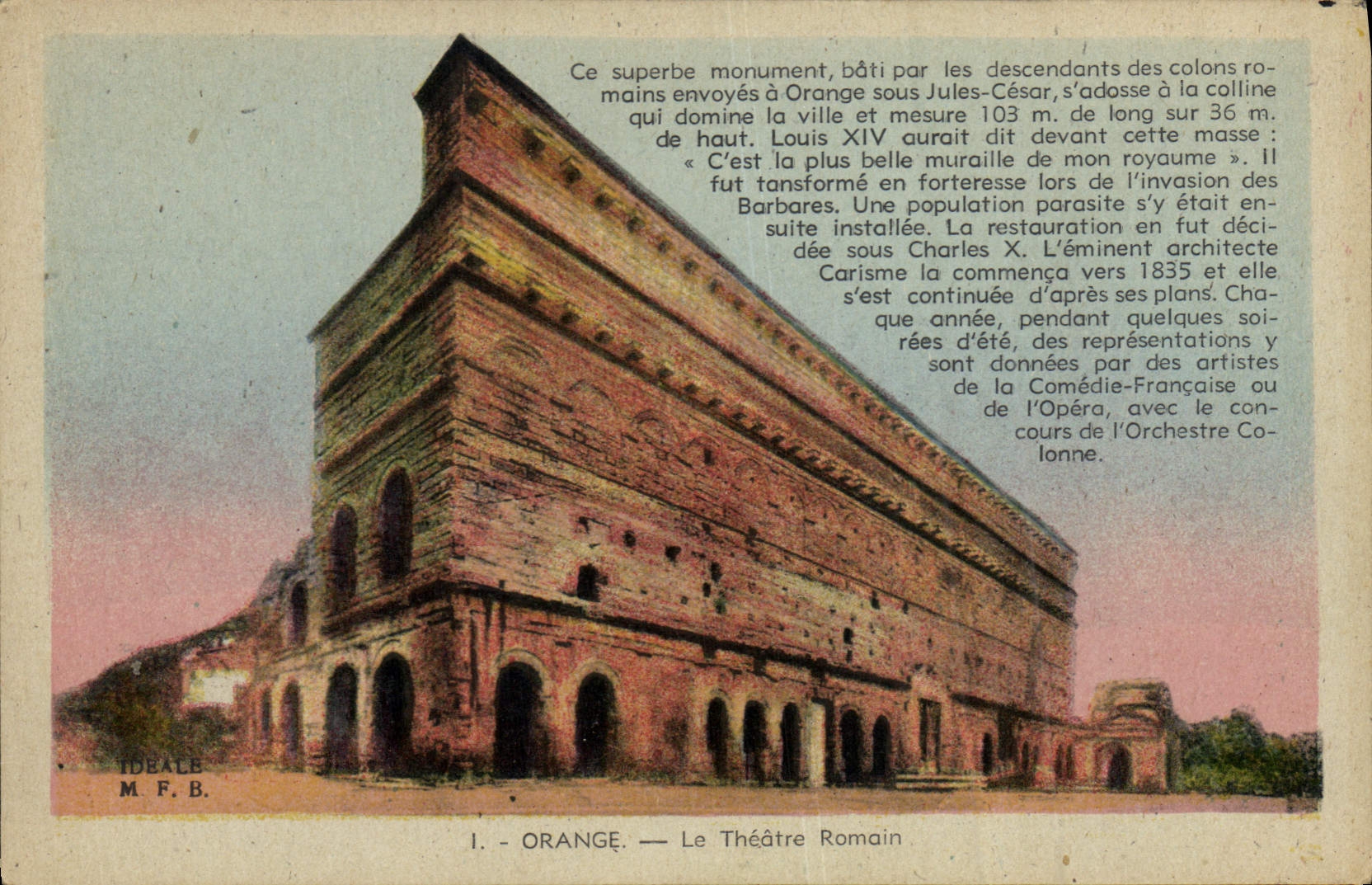 CPA Orange Le Theatre Romain 