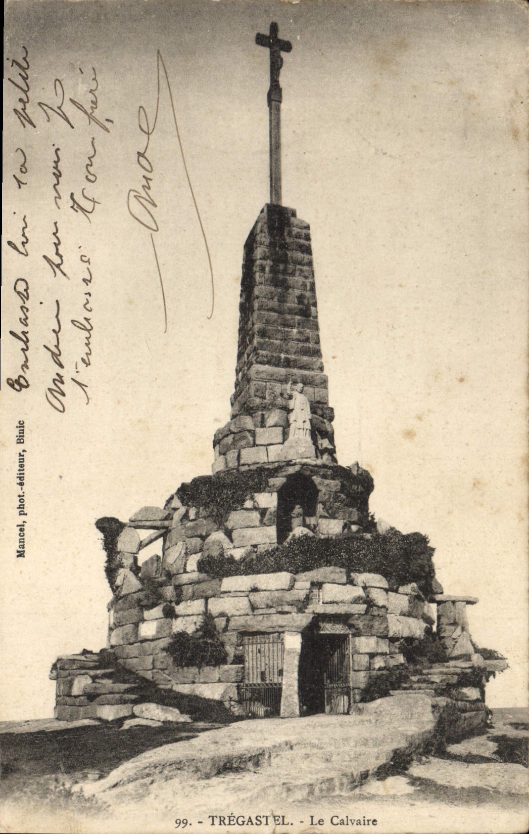 CPA Tregastel Le Calvaire 