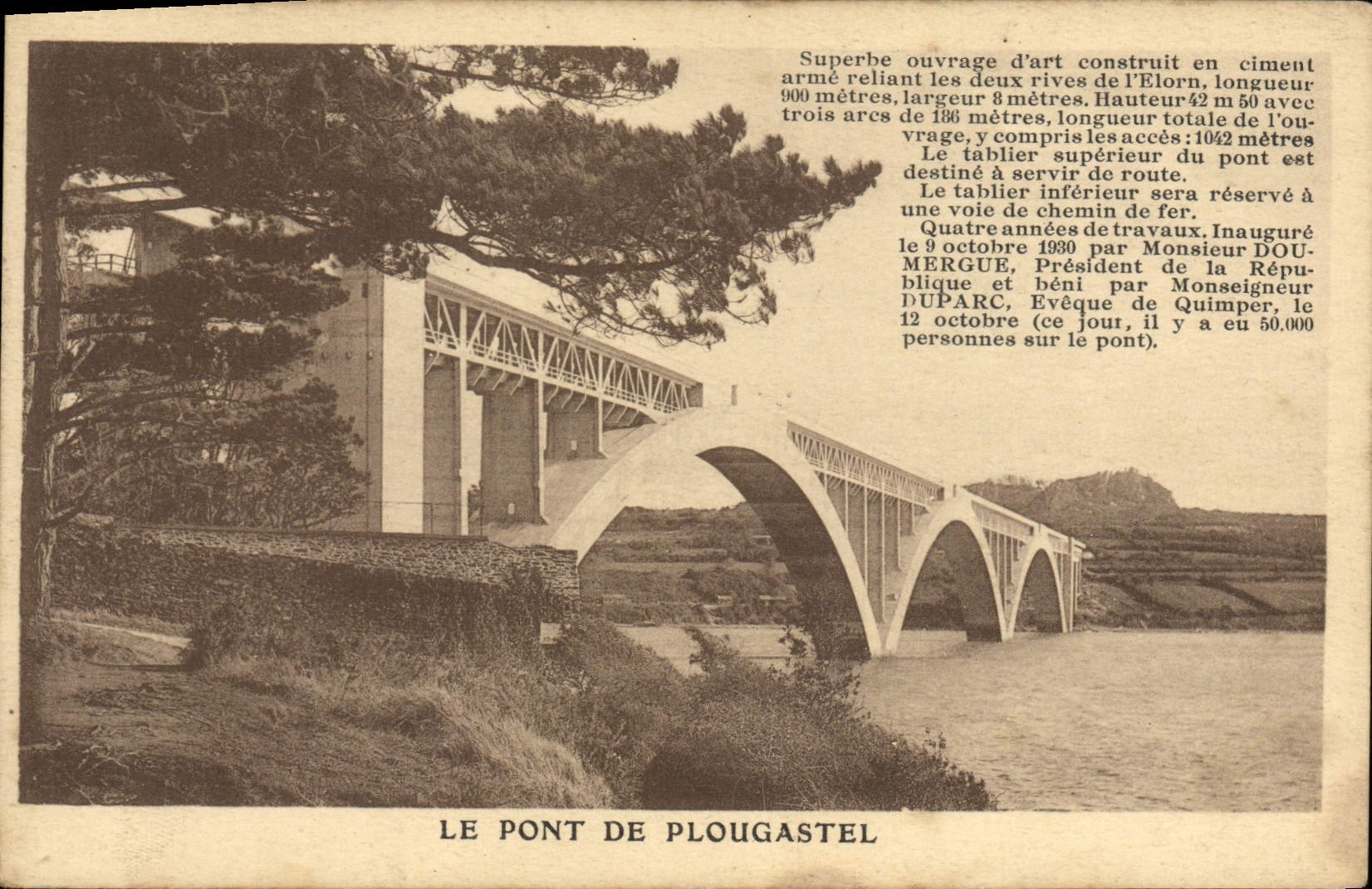 CPA Le Pont de Plougastel 