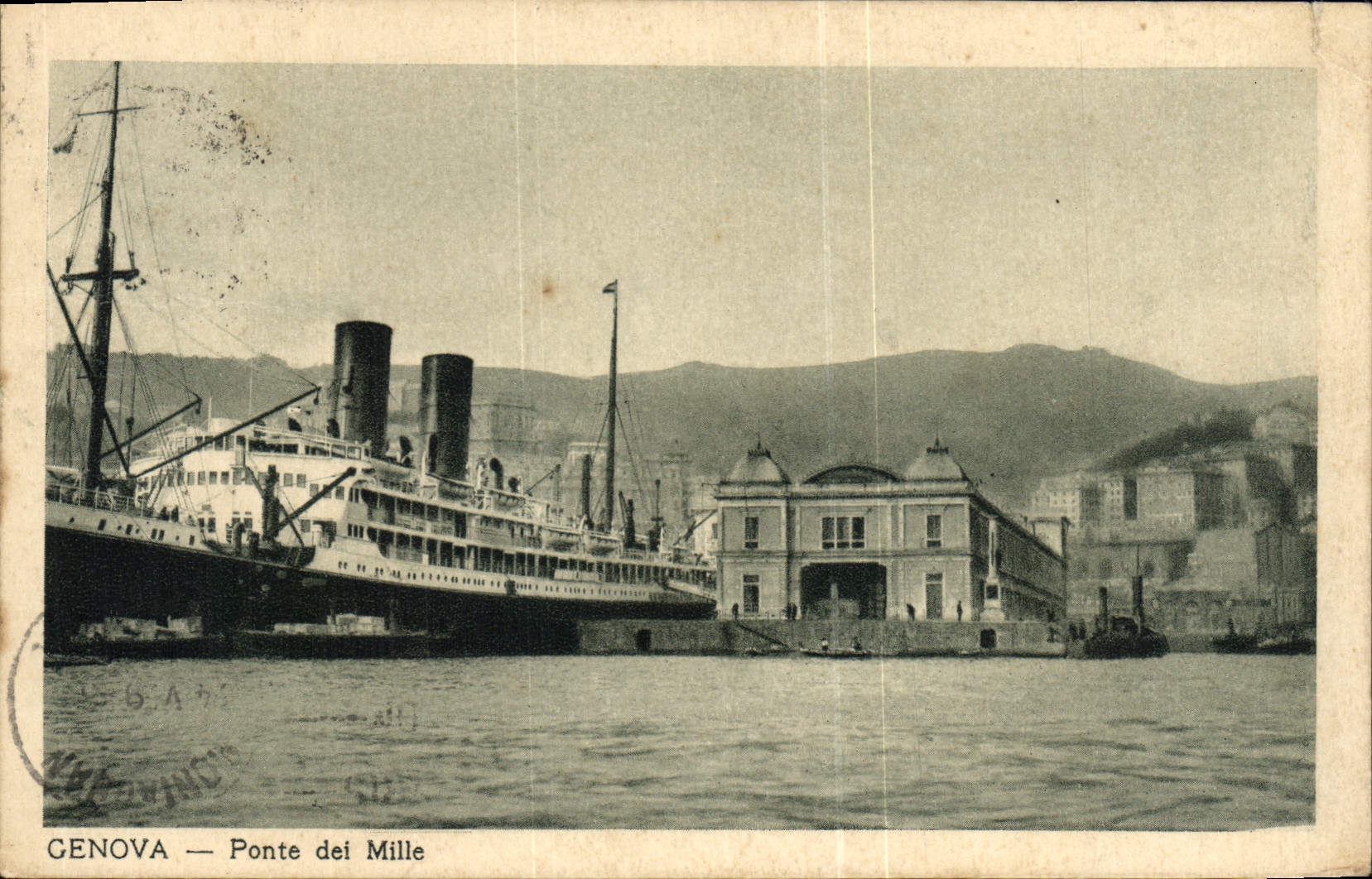 CPA Genova Ponte dei Mille 