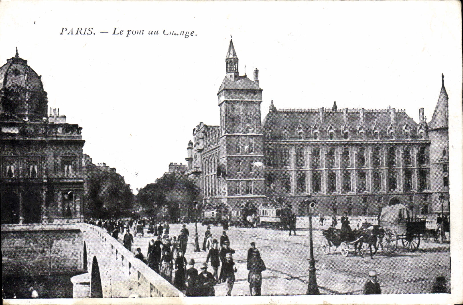 CPA Paris Le Pont au Change 