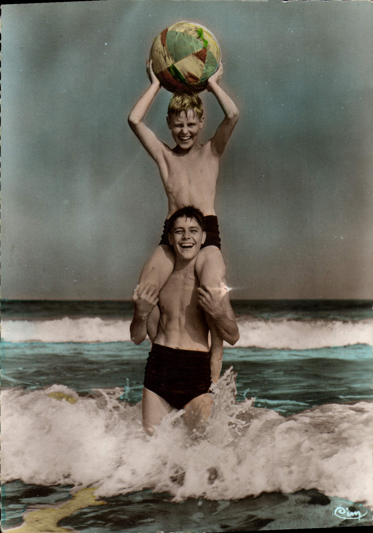 CPA Les Joies de l'Ete Enfants