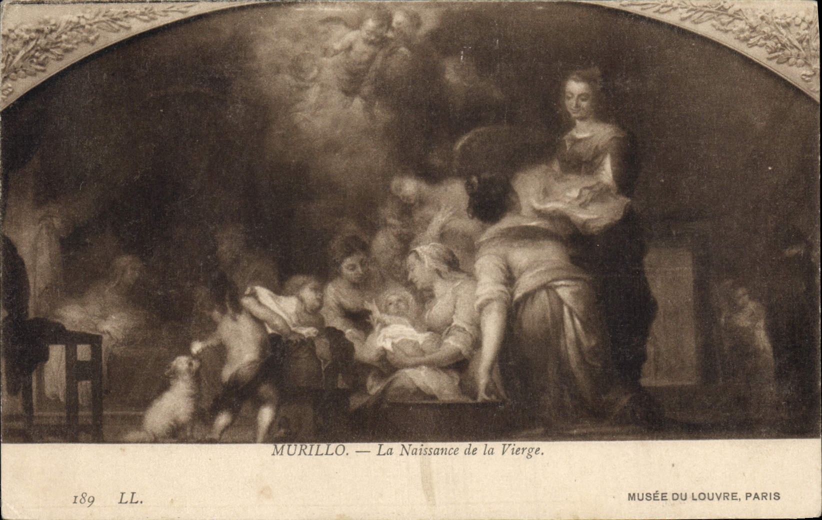 CPA Murillo La Naissance de la Vierge Musee du Louvre Paris