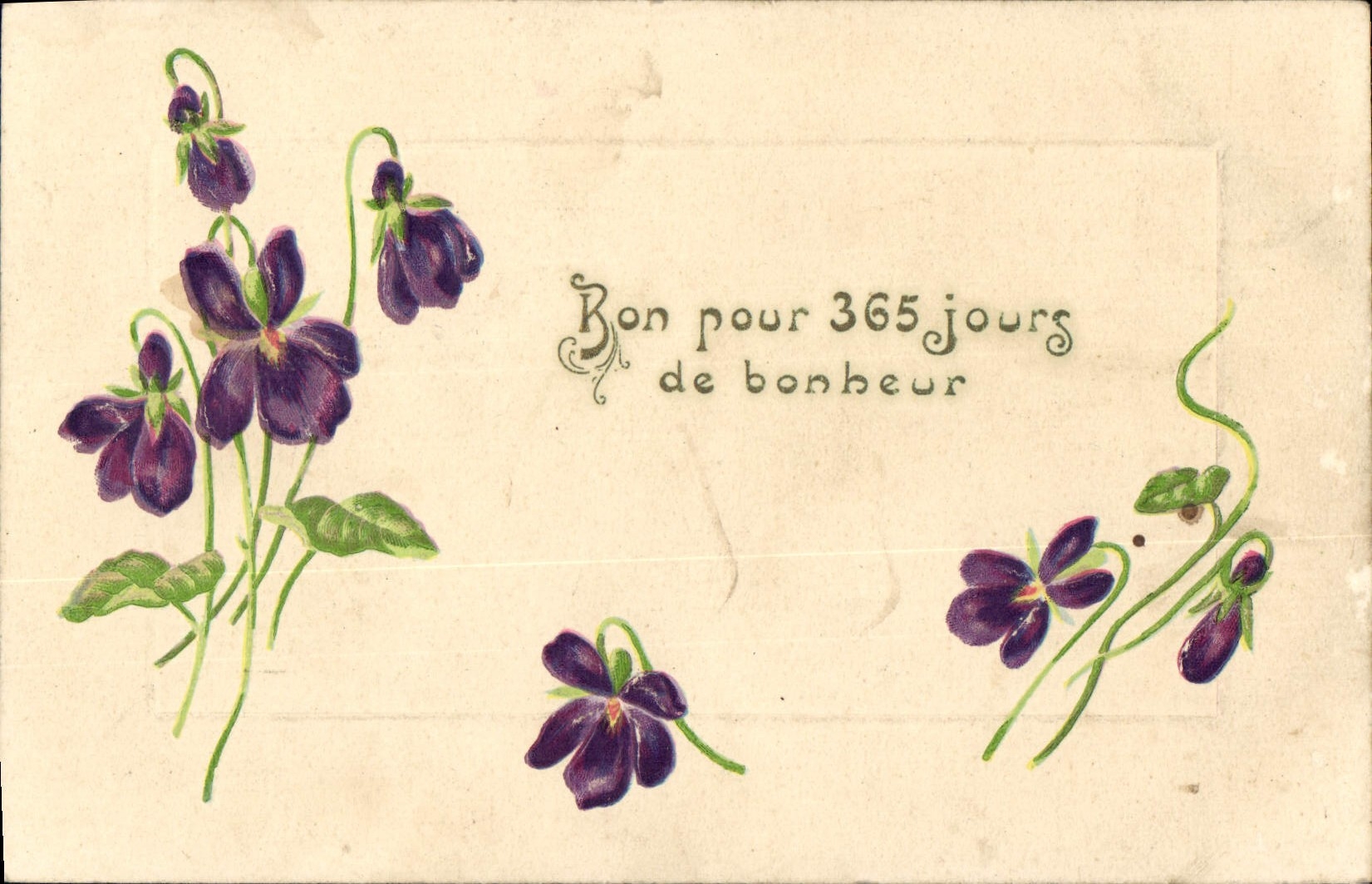 CPA Bon pour Jours de Bonheur 