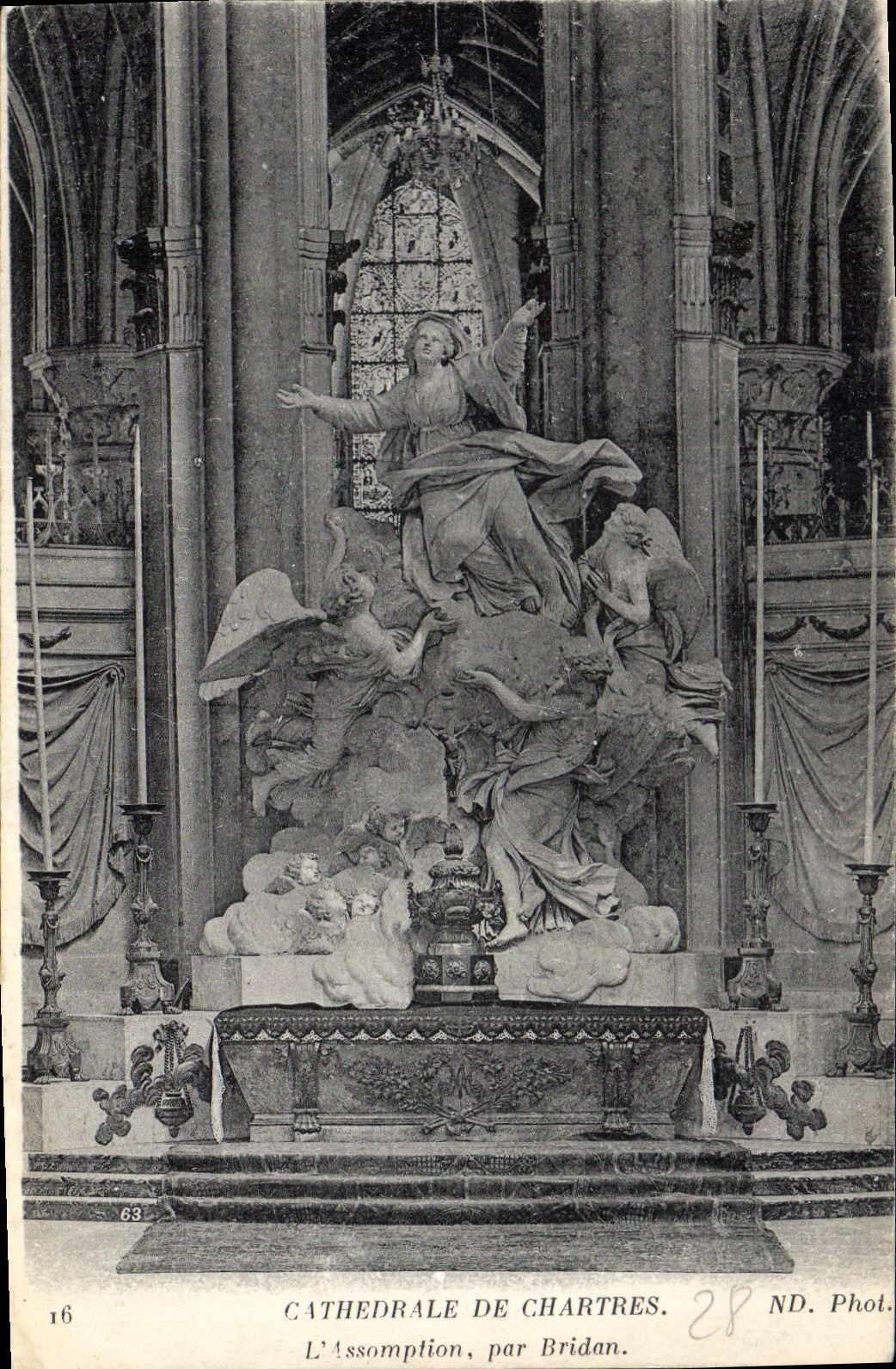 CPA Cathedrale de Chartres l'Assomption par Bridan 