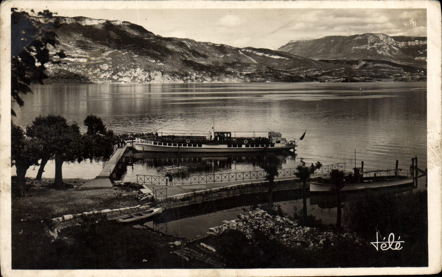 CPA Le Port de l'Abbaye d'Hautecombe Bateaux