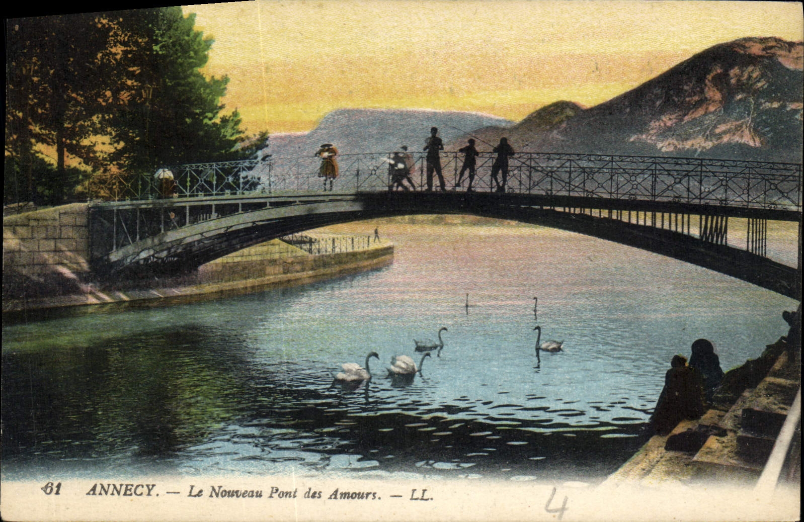 CPA Annecy Le Nouveau Pont des Amours 