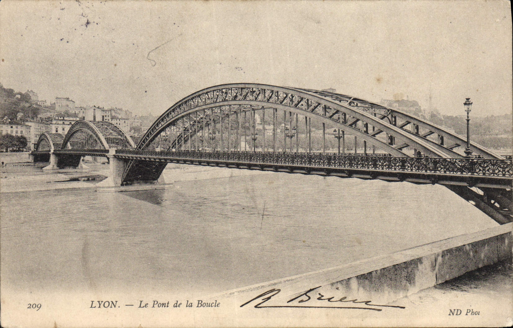 CPA Lyon Le Pont de la Boucle 