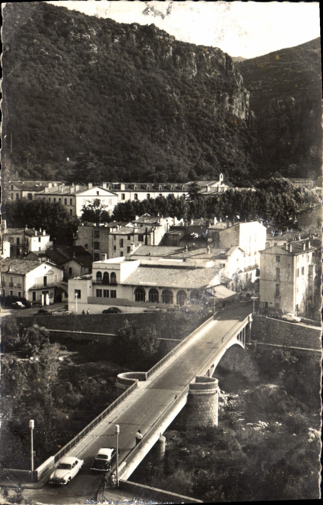 CPA Amelie les Bains P O Le Pont et la Ville 
