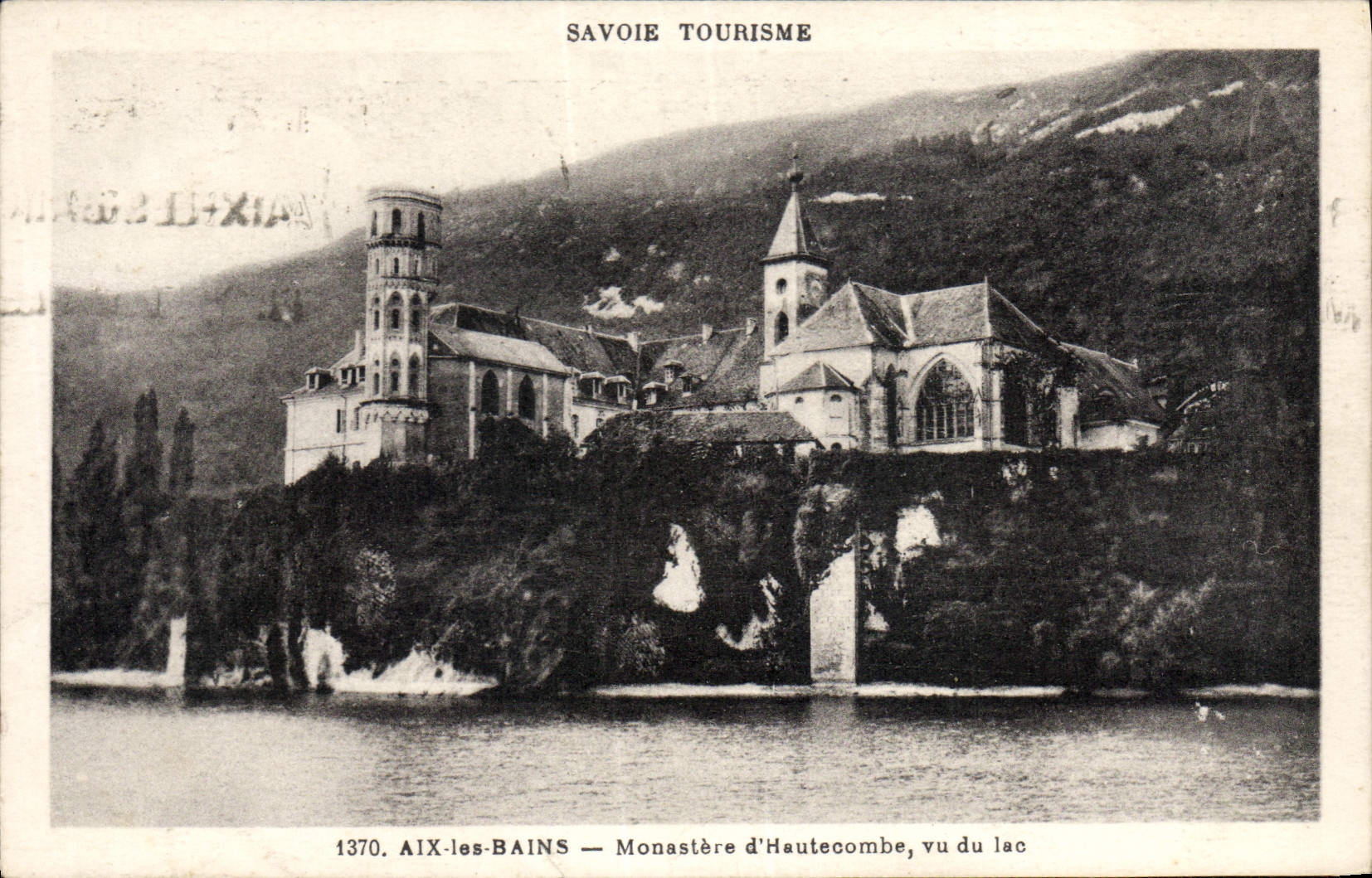 CPA Savoie Tourisme Aix les Bains Monastere d'Hautecombe vu du lac 