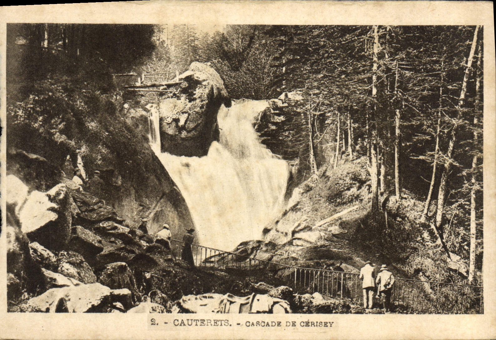 CPA Cauterets Carcade de Cerisey 