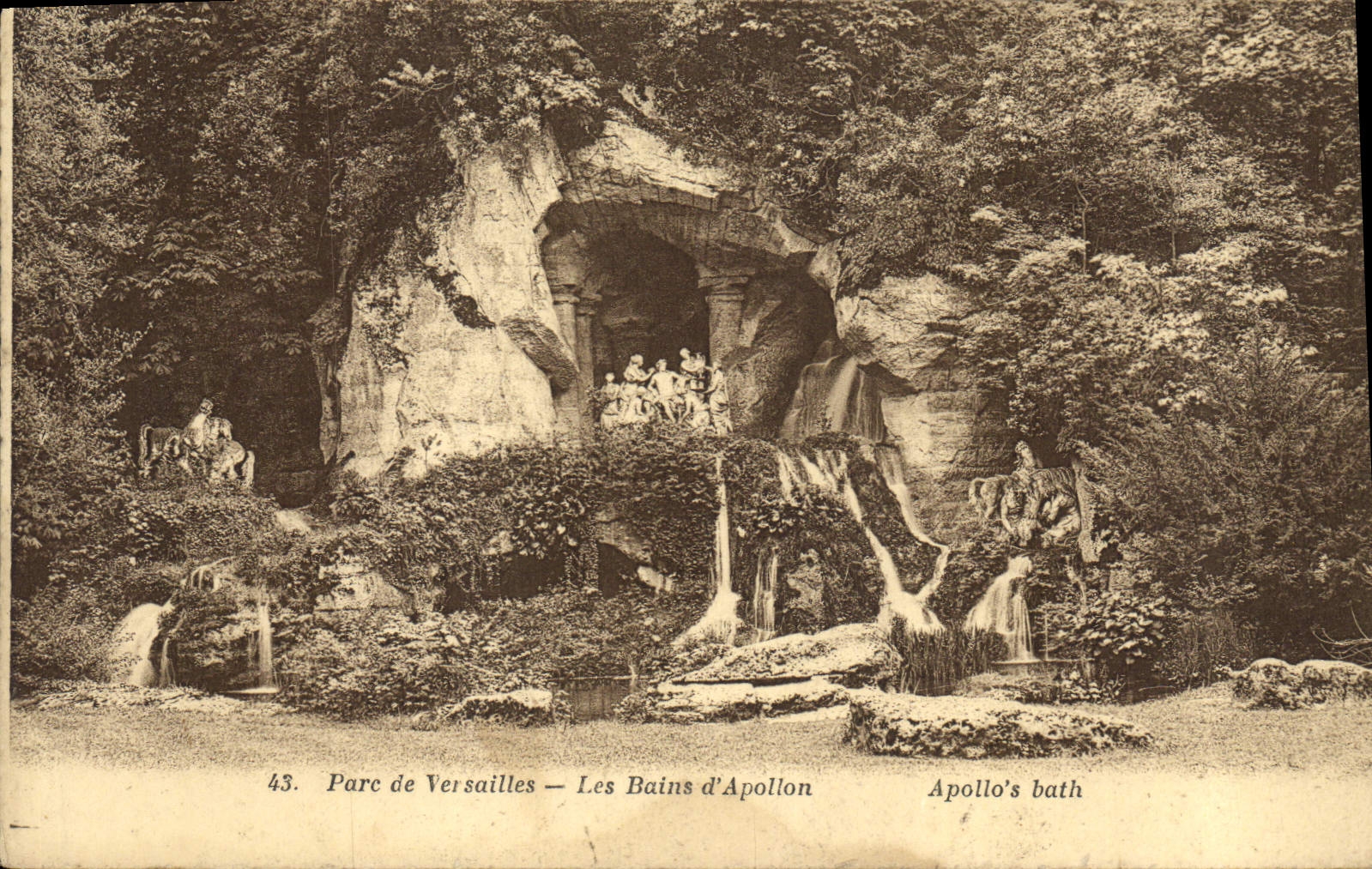 CPA Parc de Versailles Les Bains d'Apollon 