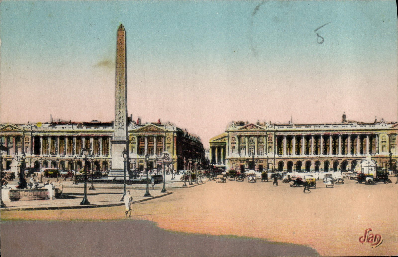 CPA Paris La Place de la Concorde 