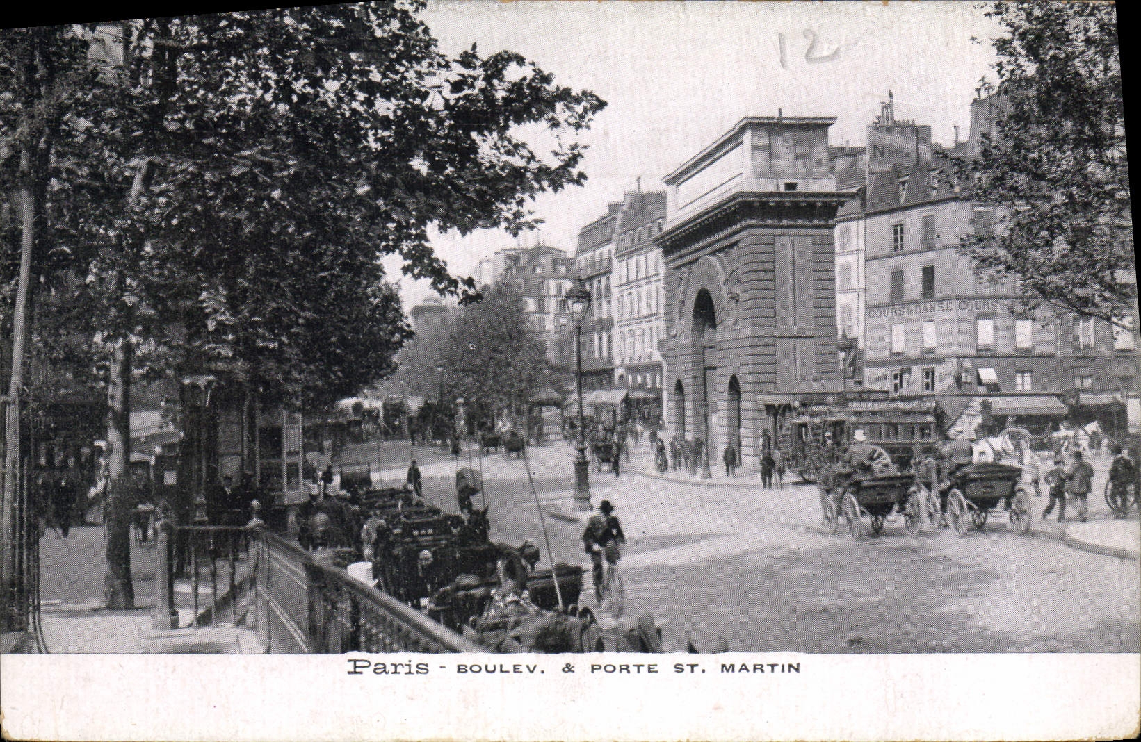 CPA Paris Boulev Porte St Martin 
