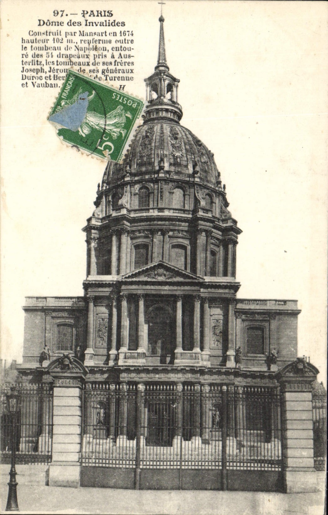 CPA Paris Dome des Invalides 