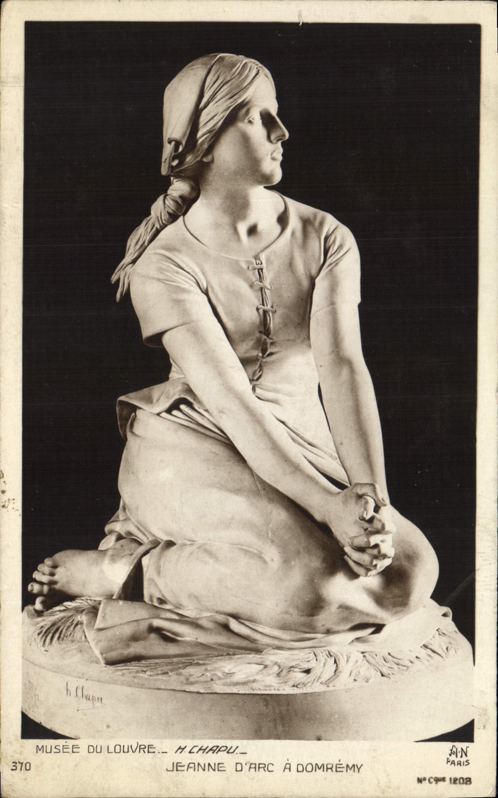 CPA Musee du Louvre H Chapu Jeanne d'Arc Domremy