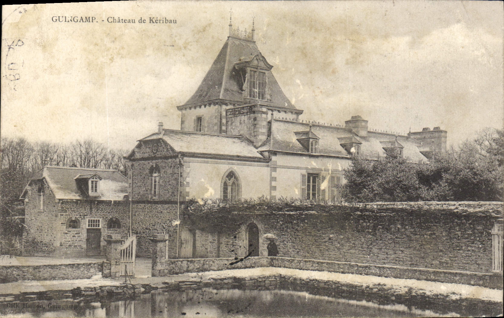 CPA Guingamp Chateau de Keribau 