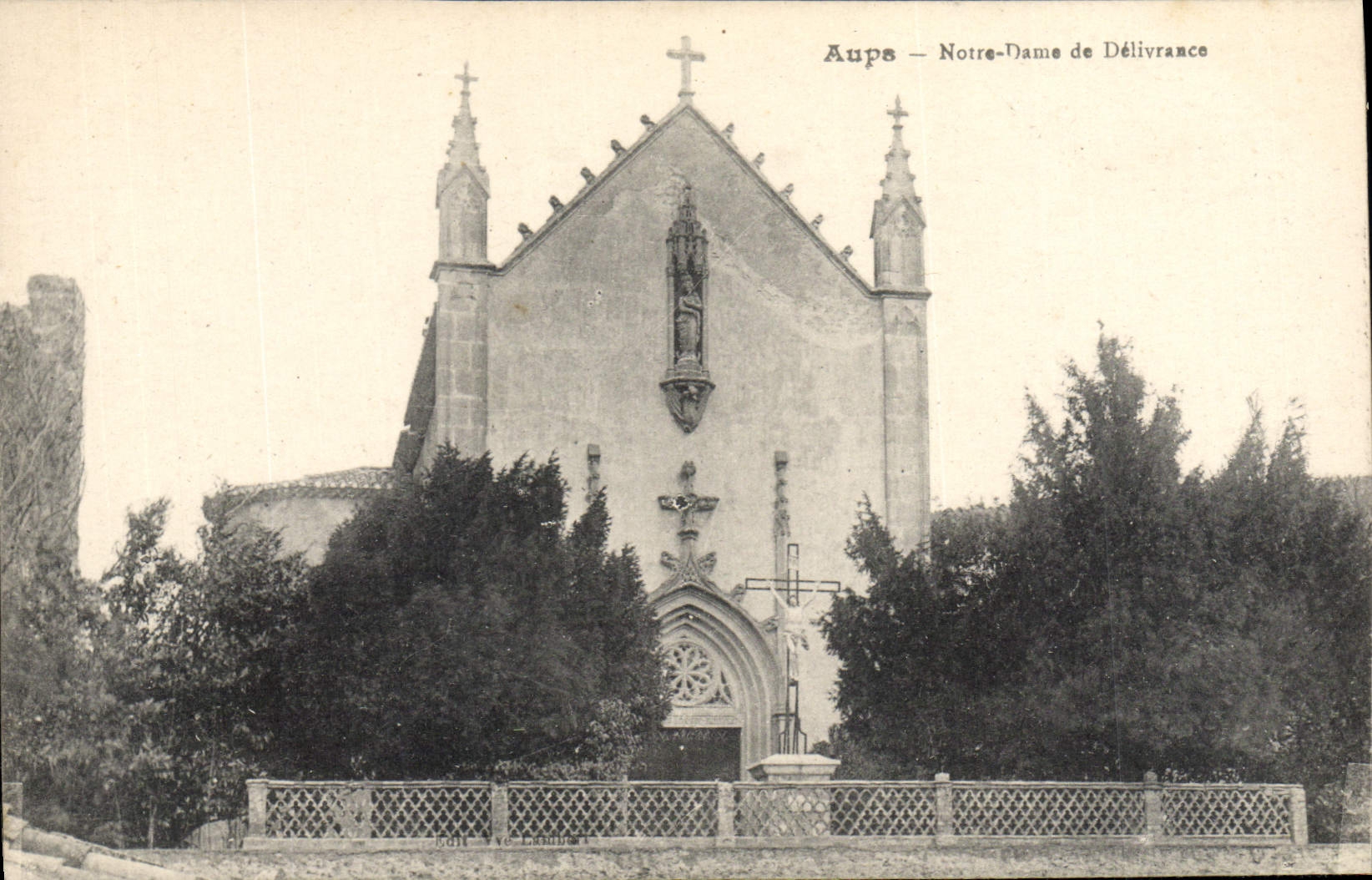 CPA Aups Notre Dame de Delivrance 