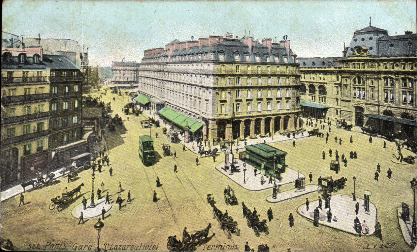 CPA Paris Gare St Lazare Hotel Terminus