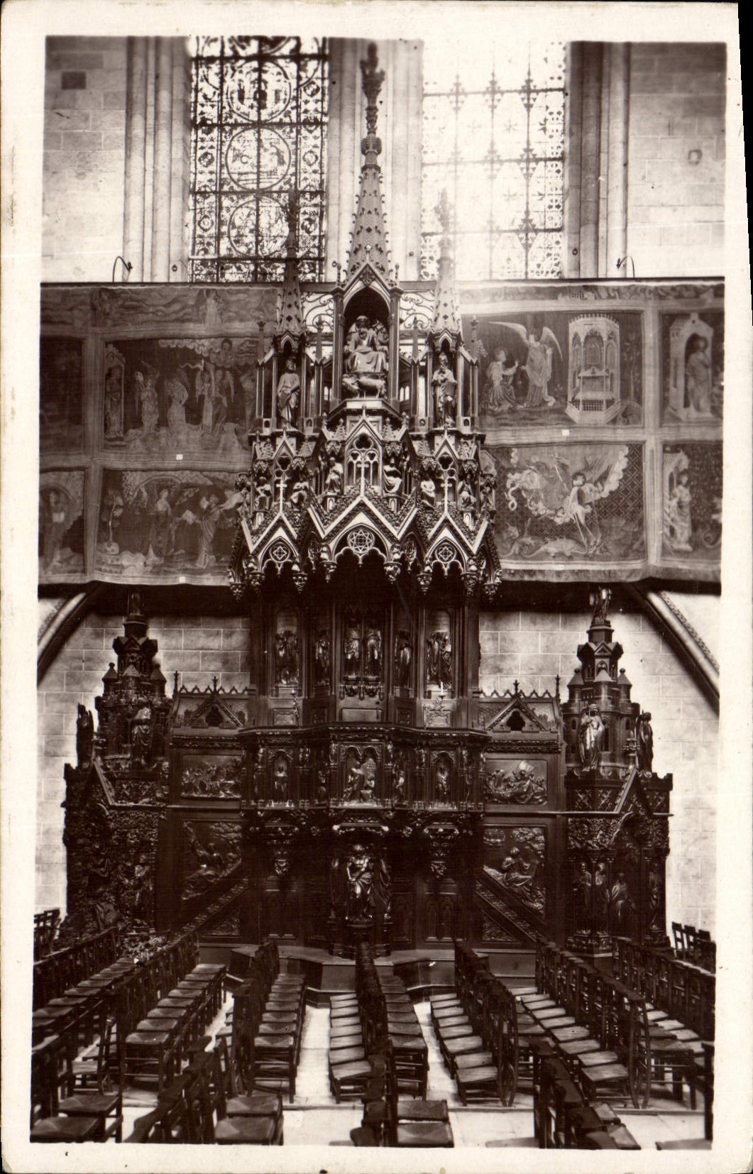 CPA Angers Chaire de la Cathedrale Saint Maurice 